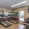 a gym with exercise equipment