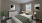 Bedroom with natural lighting and high ceilings